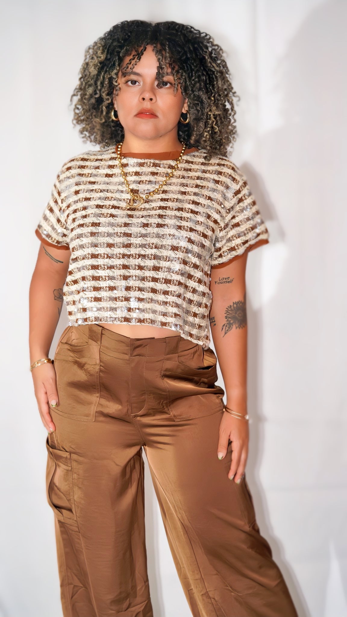 Serene Sequin Top