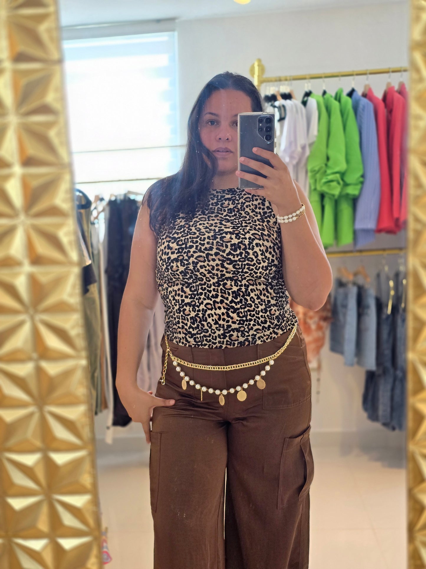 Lalie Tank Top Leopard