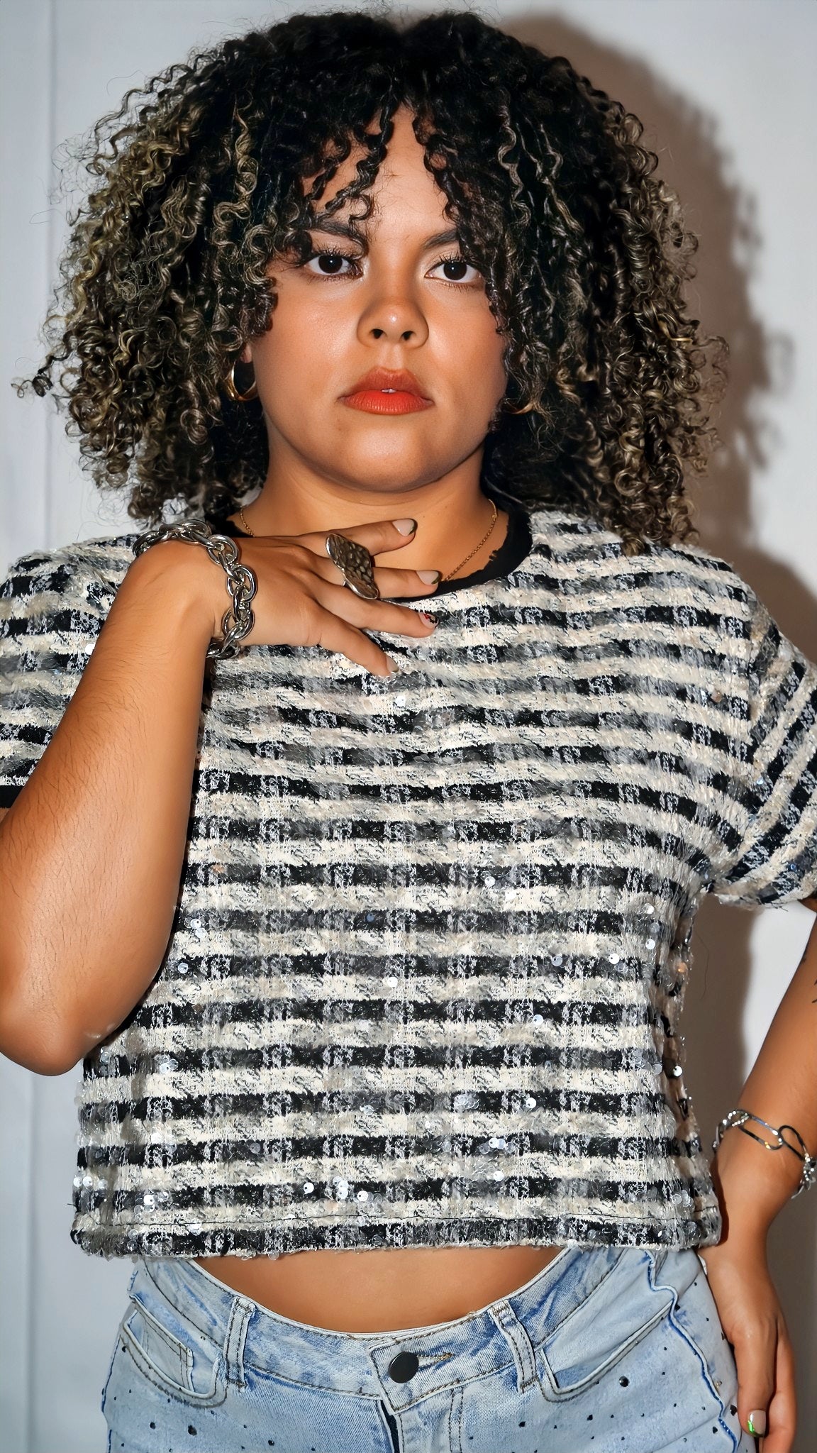 Serene Sequin Top