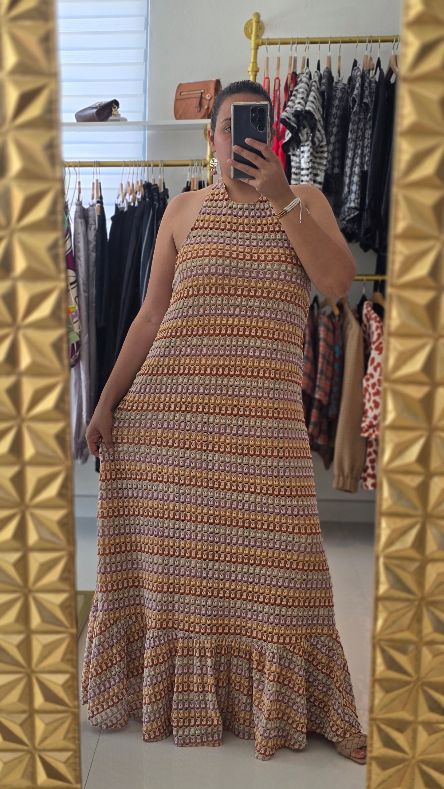 Marea Halter Maxi Dress