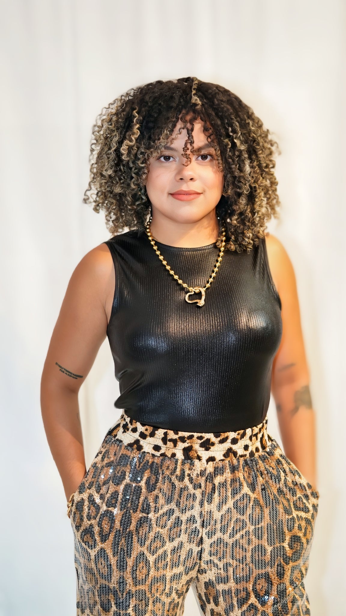 Elys Metallic Top