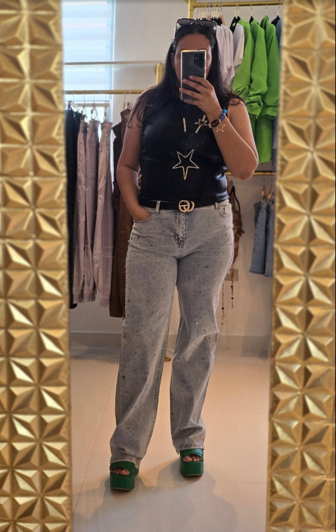 Elys Metallic Top