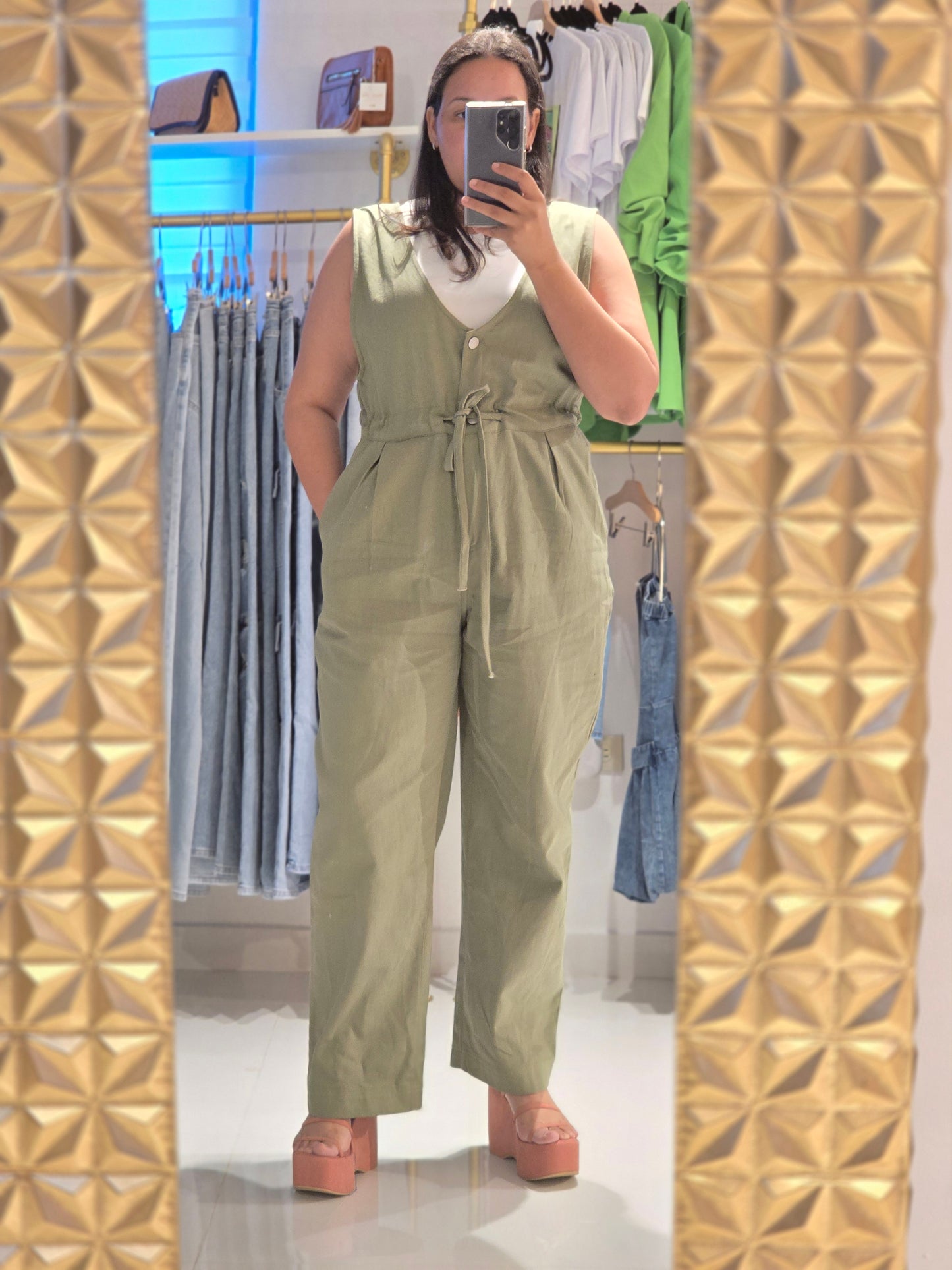 Emily Denim Overall