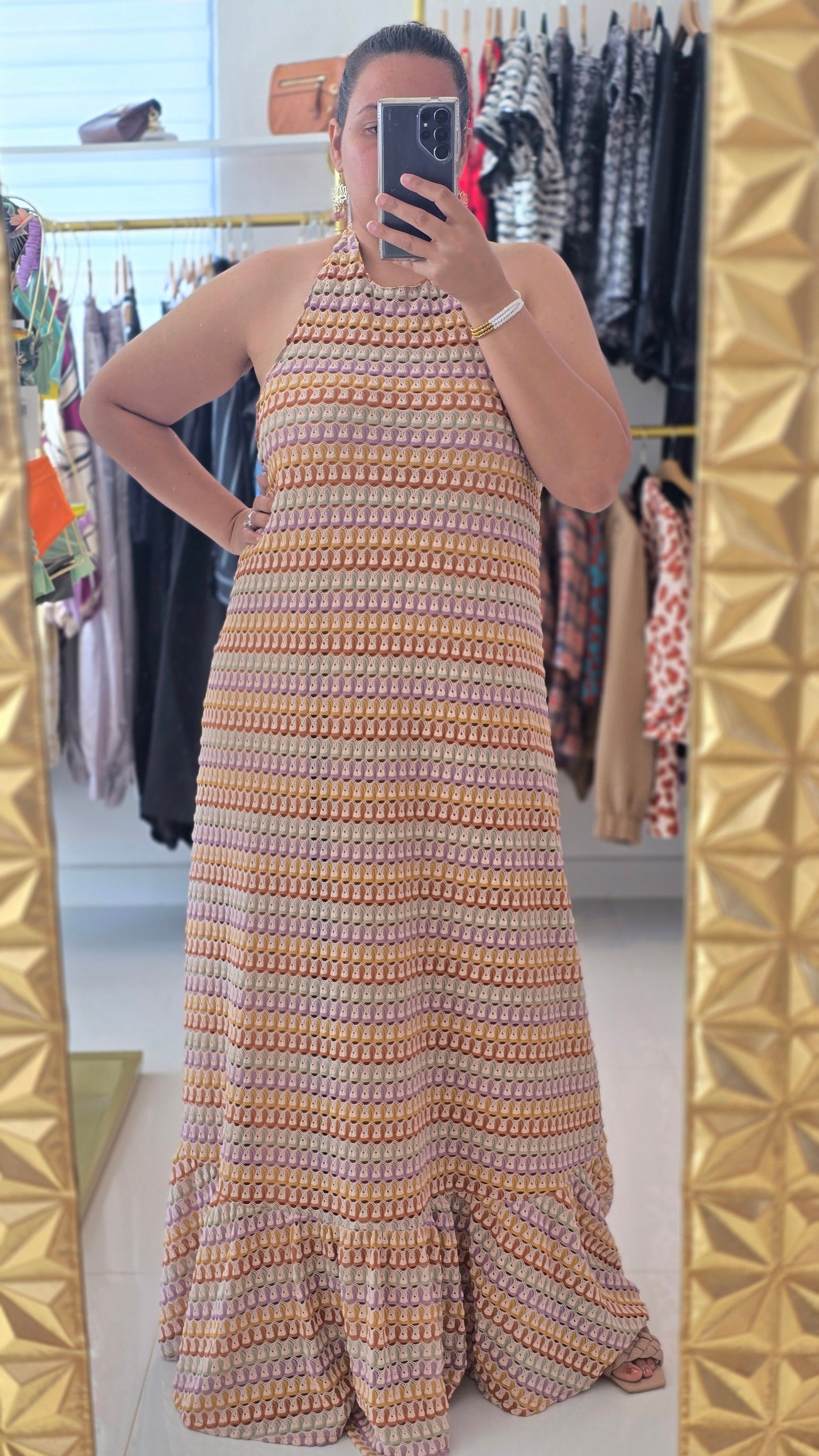 Marea Halter Maxi Dress