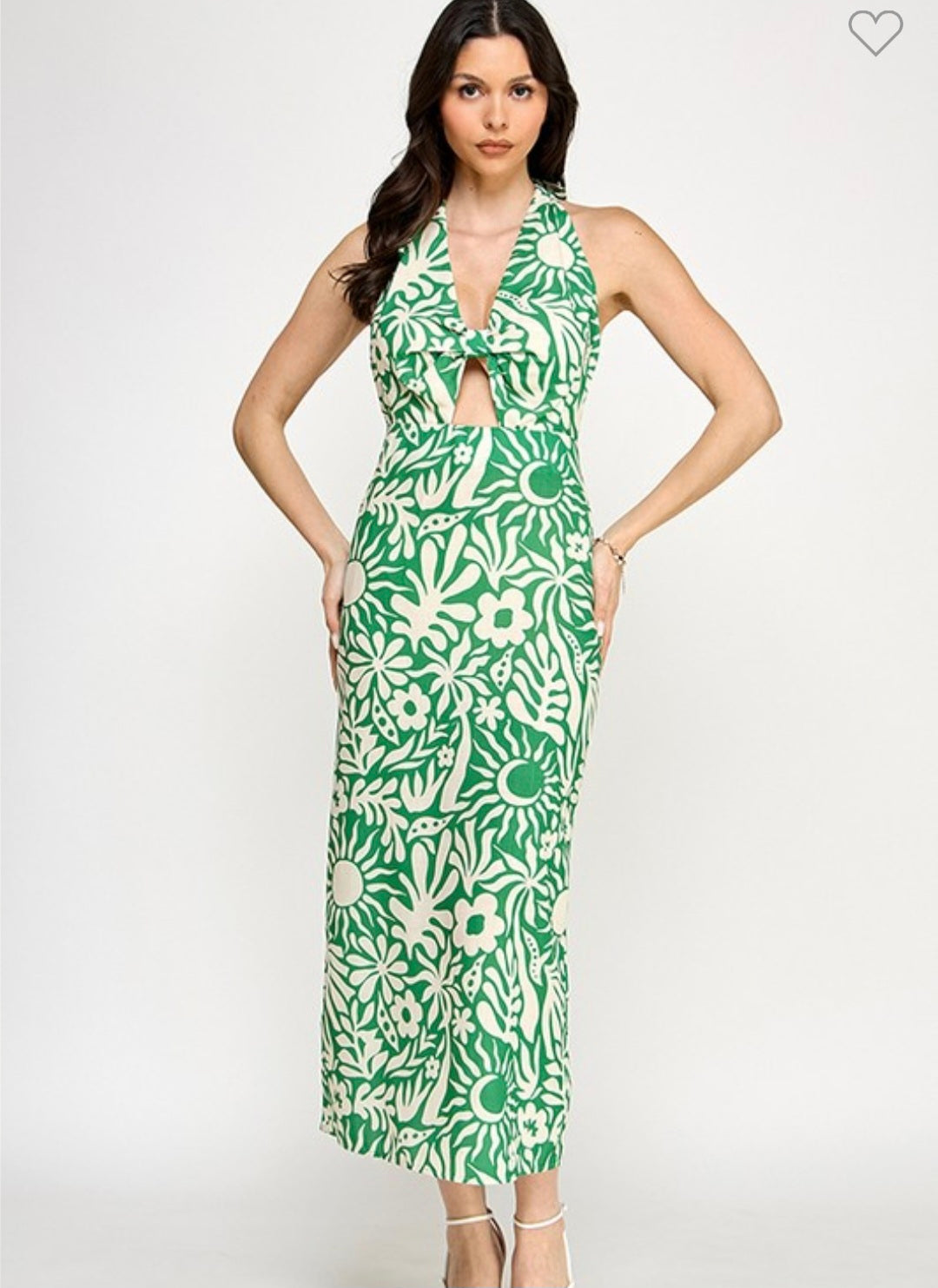 Gala Maxi Dress Knot Open