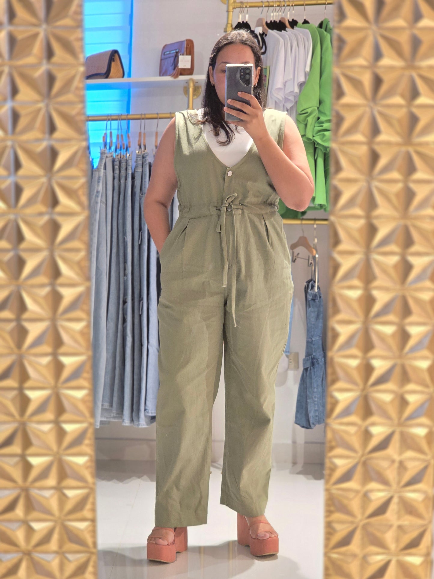 Emily Denim Overall