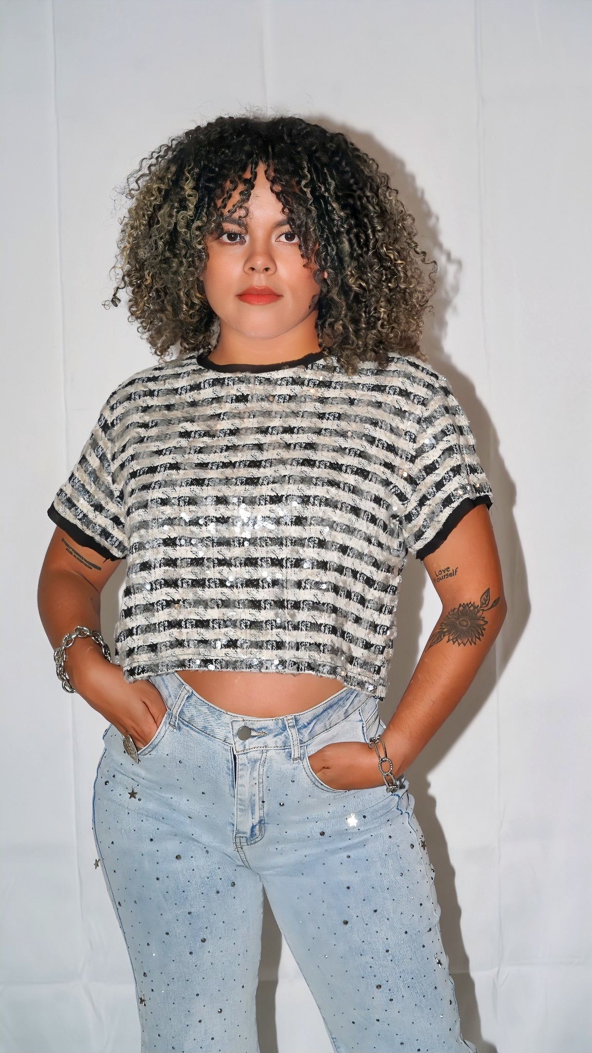 Serene Sequin Top