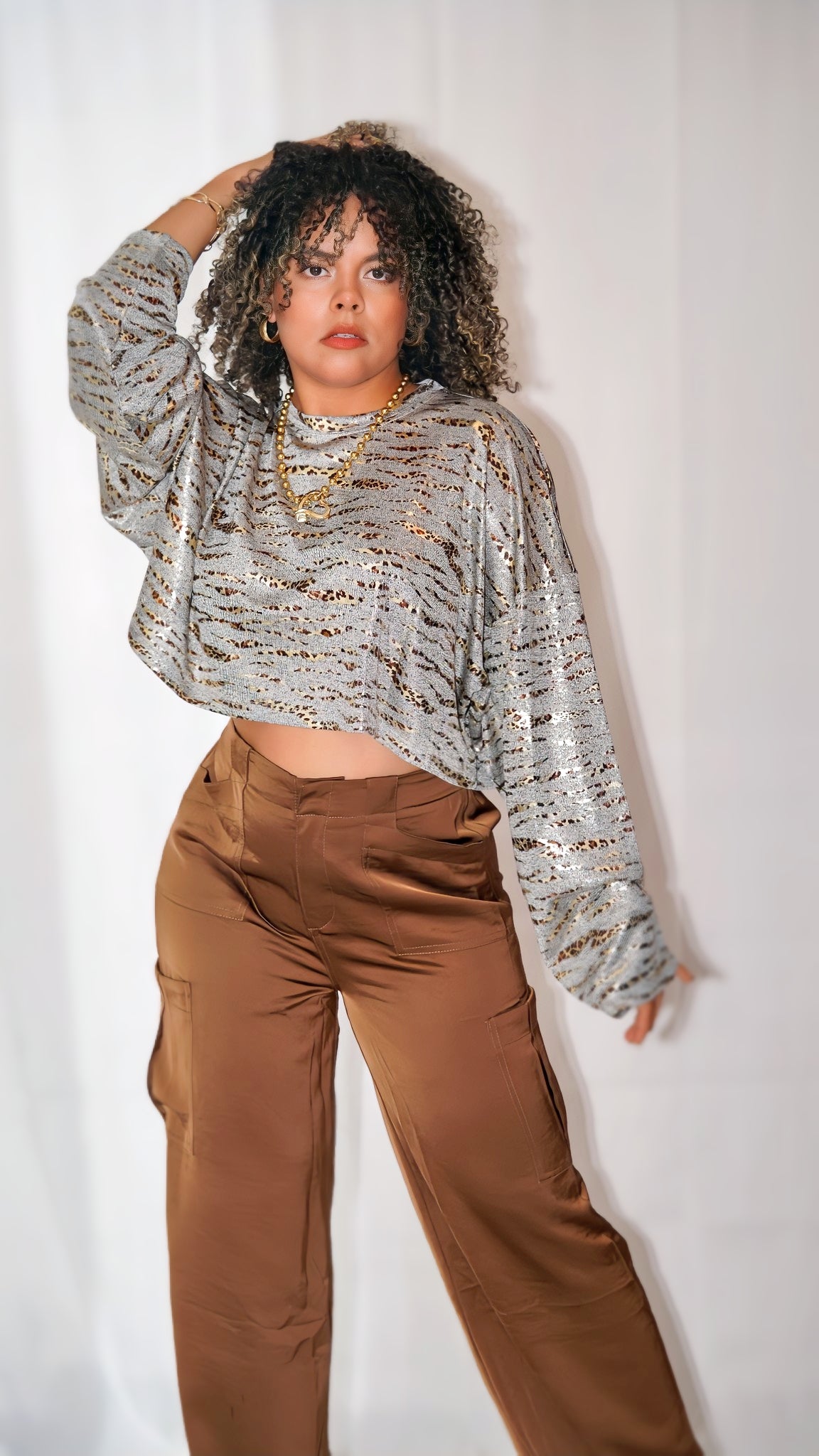 Laila Top Leopard