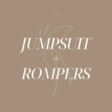 JUMPSUITS + ROMPERS