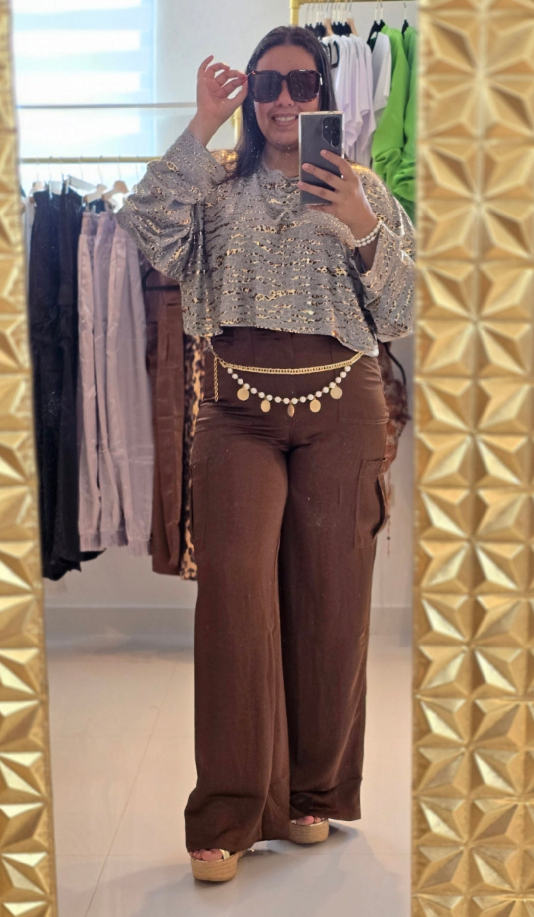Laila Top Leopard