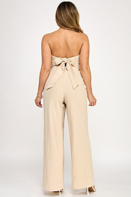 Macarena Embroidered Tube Top w/ Pant Set