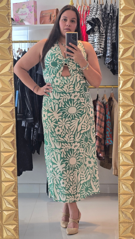 Gala Maxi Dress Knot Open