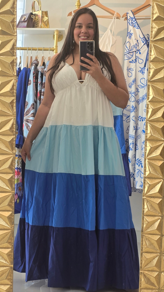 Shanic Color Block Dress