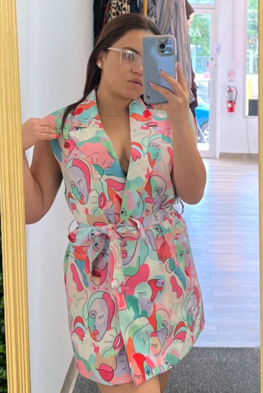 Long Vest Multi