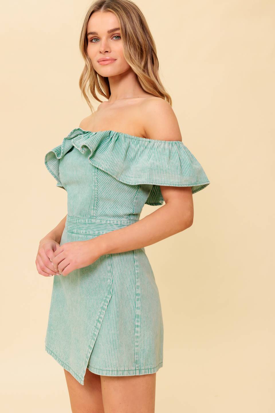 Yila Off Shoulder Romper