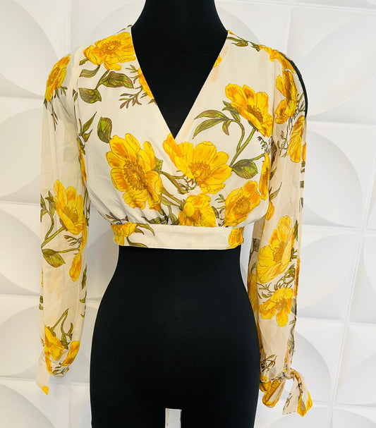Blusa Beige Floral