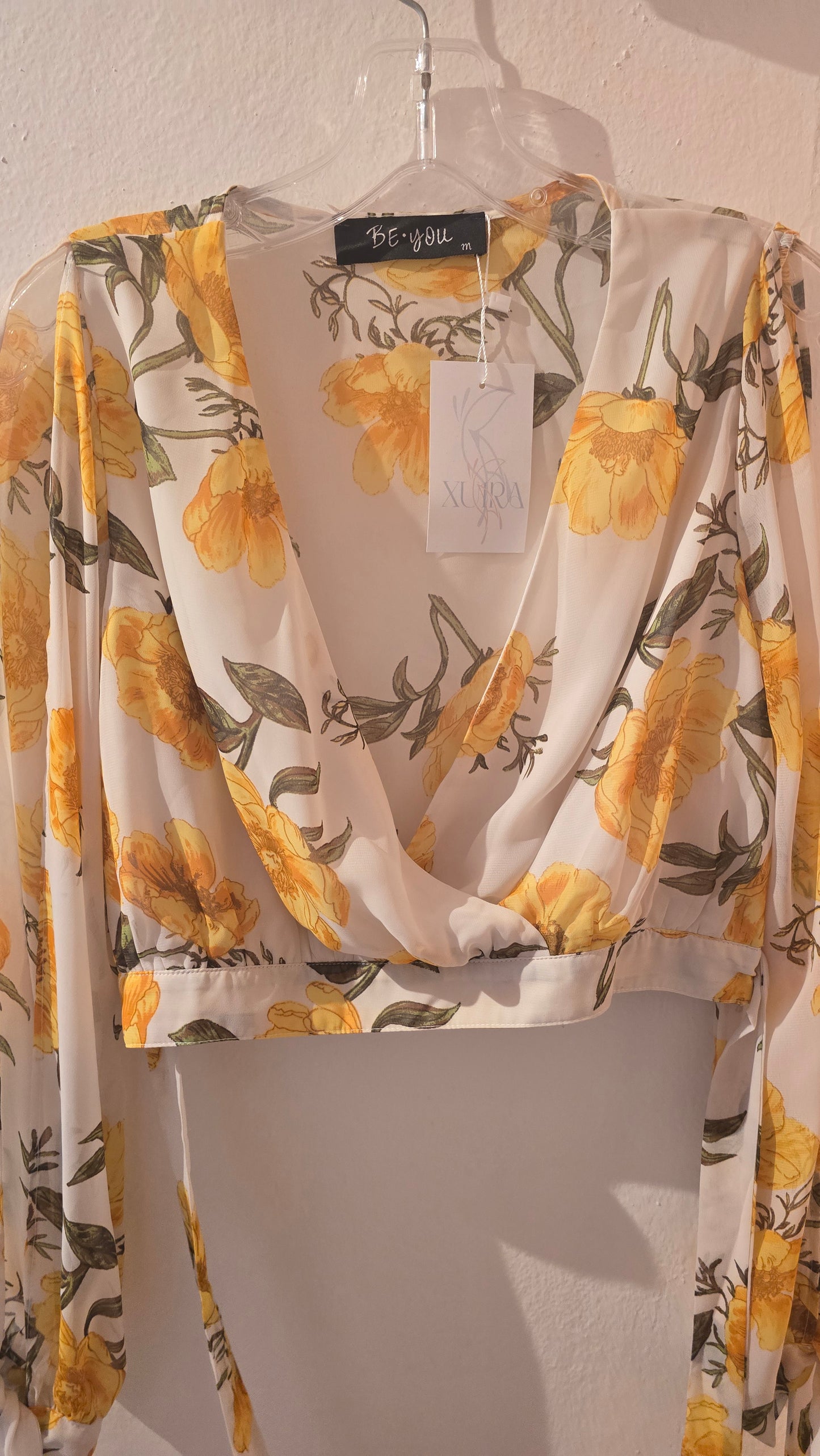 Blusa Beige Floral