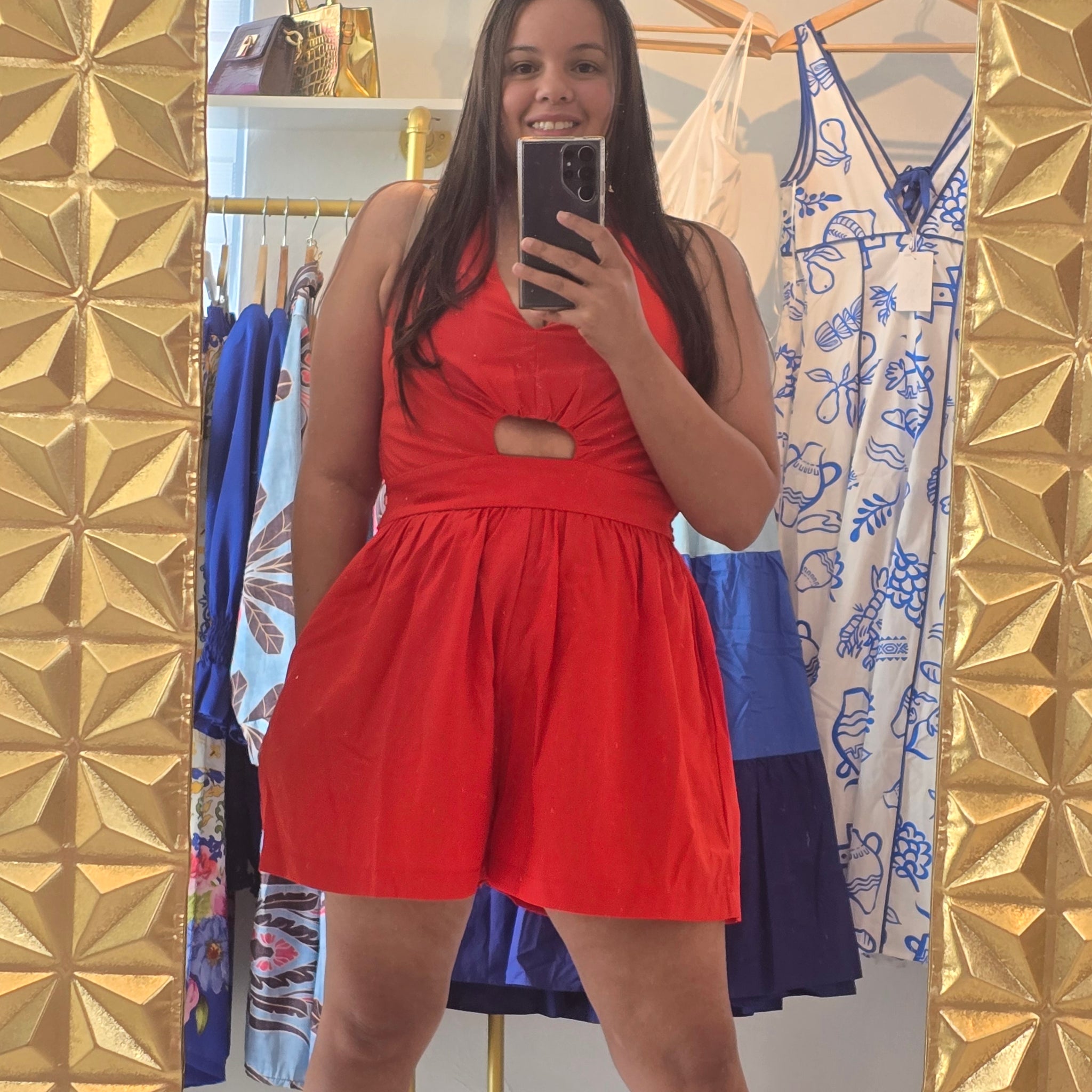 RedRed Halter Romper