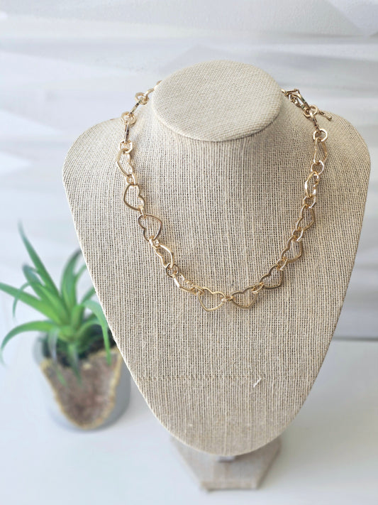 Collar corazones