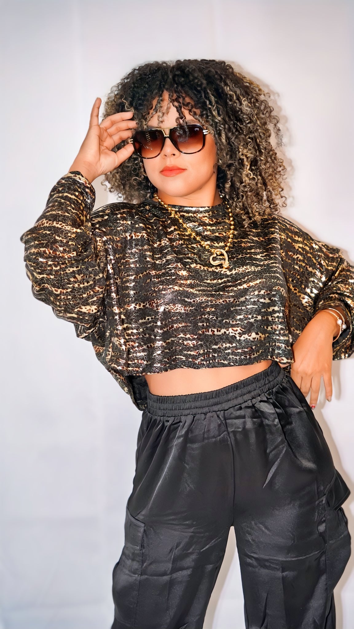 Laila Top Leopard