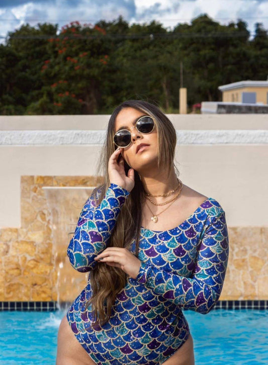 TRAJE DE BAÑO ESCAMAS