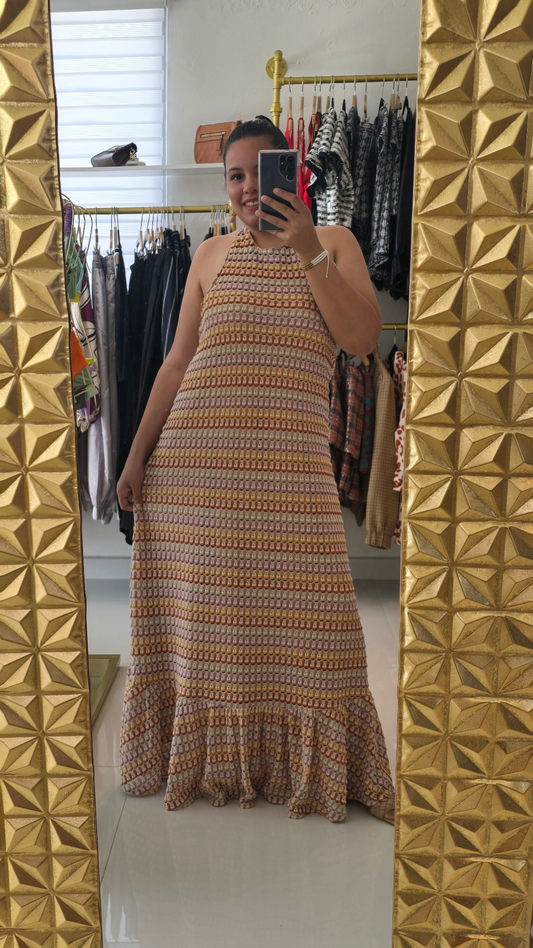 Marea Halter Maxi Dress