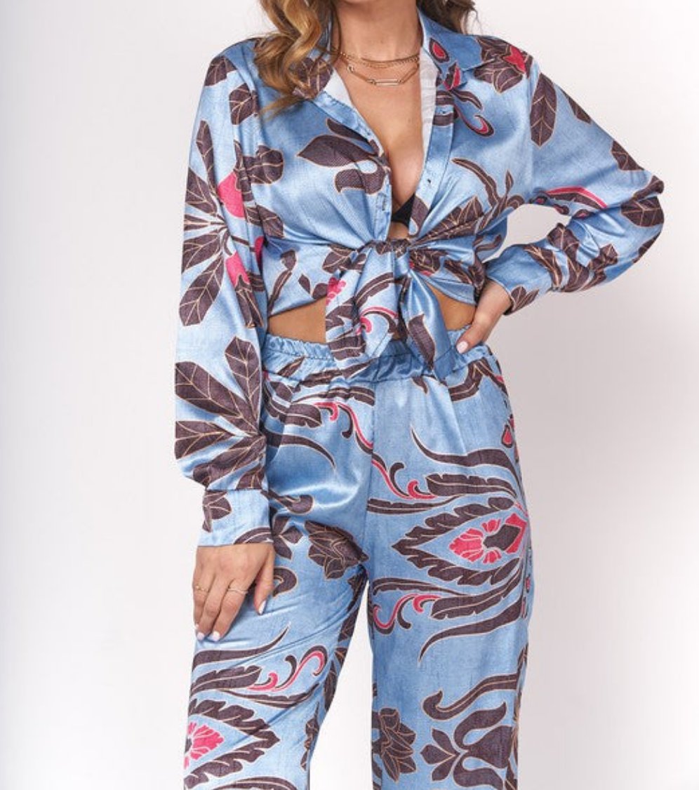 Aysel Floral Print Set